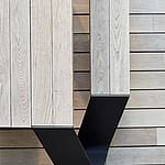 Wooden tabletop & benches from Extremis.