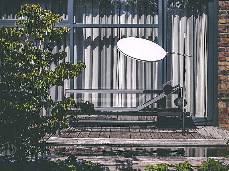 Sunbathe during the day