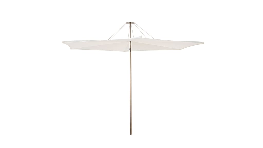 Vue d’un parasol Inumbrina ouvert.