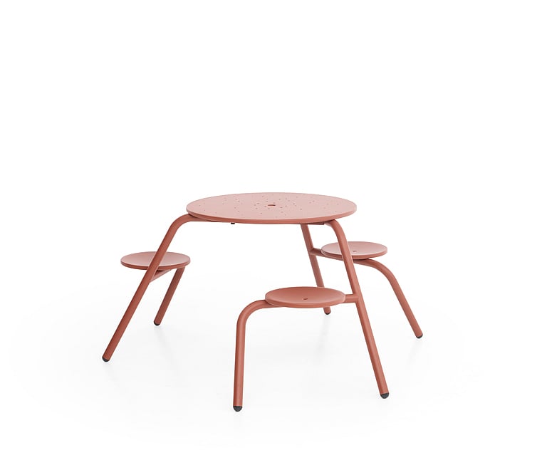 Een Virus picknicktafel voor 3 personen