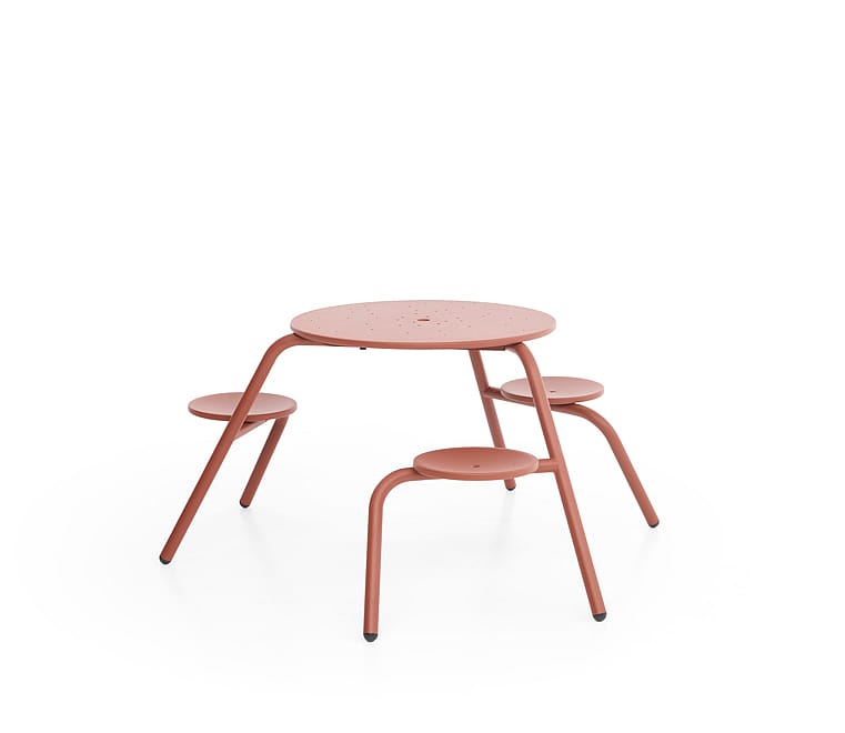 Een Virus picknicktafel voor 3 personen