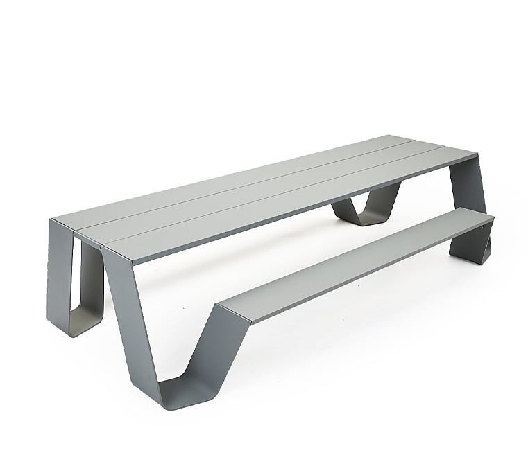 Table de transat Hopper AA grise