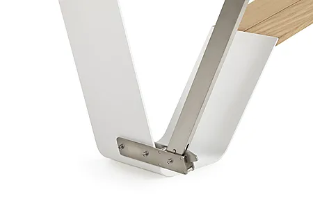Hopper shade attach direct to legs