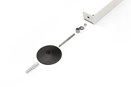Houd uw Marina tafel stevig op zijn plaats met deze discrete vloerbevestigingsset. Ontworpen om de tafel stevig aan de grond te verankeren, biedt deze set extra stabiliteit en behoudt tegelijkertijd de strakke, minimalistische uitstraling van de Marina. De set bevat twee vloerbevestigingen en is speciaal gemaakt voor de Marina.