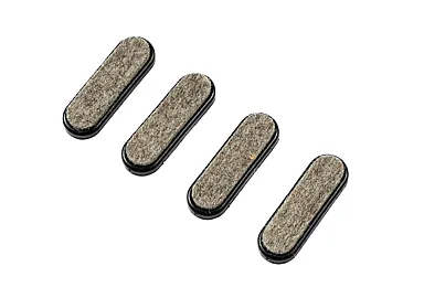 Patins de protection en feutre pour fauteuil Captain's