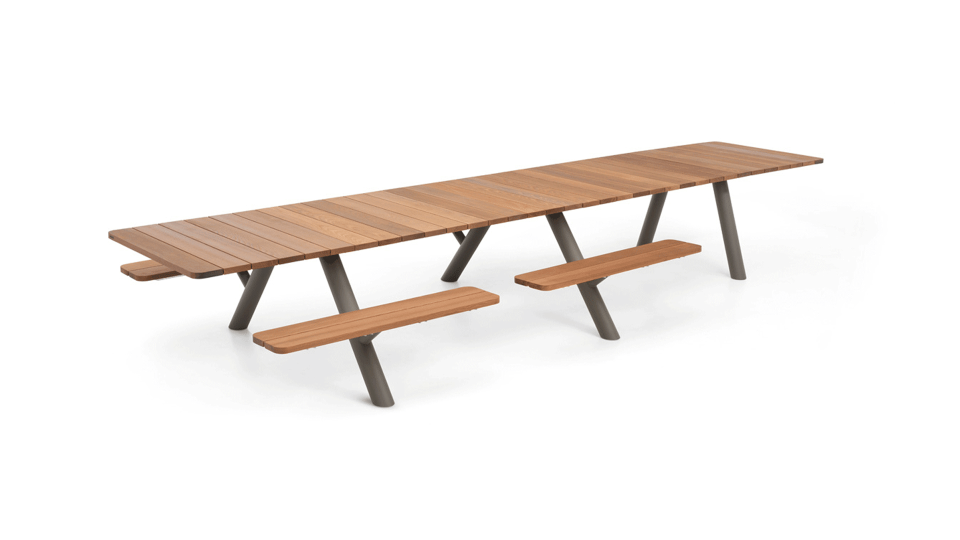 Panigiri combo table with wooden benches